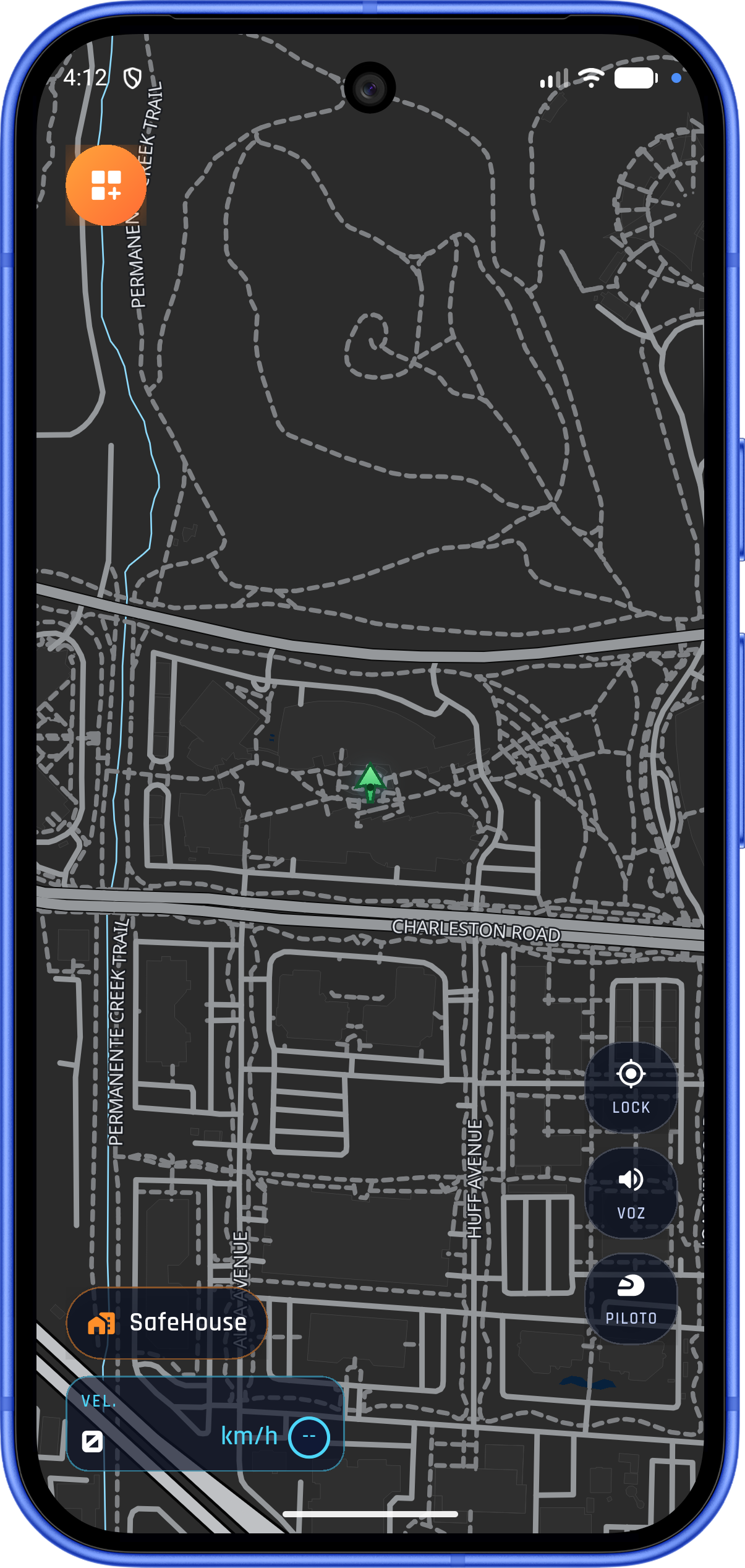 Tema de mapa escuro inspirado em Need For Speed Underground